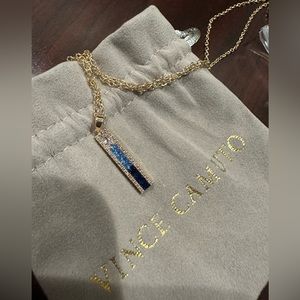 Vince Camuto Blue Ombré Pendant Necklace
